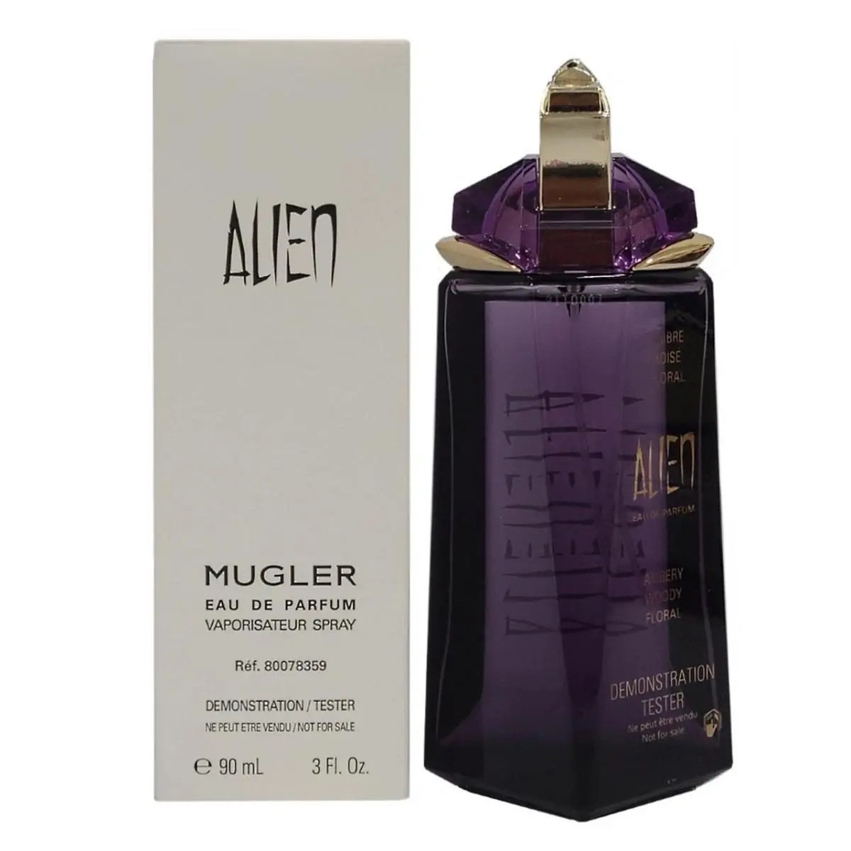 Mugler Alien 3oz Eau De Parfum Spray For Woman White Tst Box