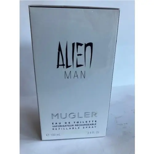 Mugler Muglar Alien Man 3.4oz Edt Refillable Spray For Men