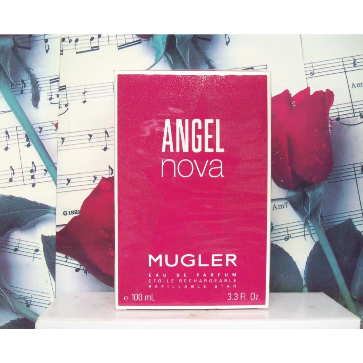 Angel Nova 3.3 Fl. Oz. Edp Spray Refillable Star. Box by Mugler