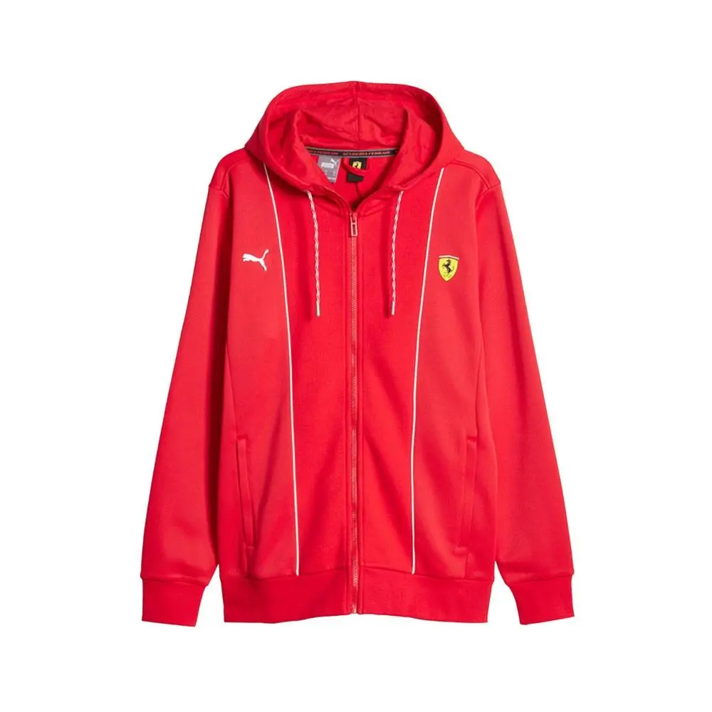 Scuderia Ferrari Race Hooded Sweat Full Zip Jacket Mens Size S Casual Oute by Puma