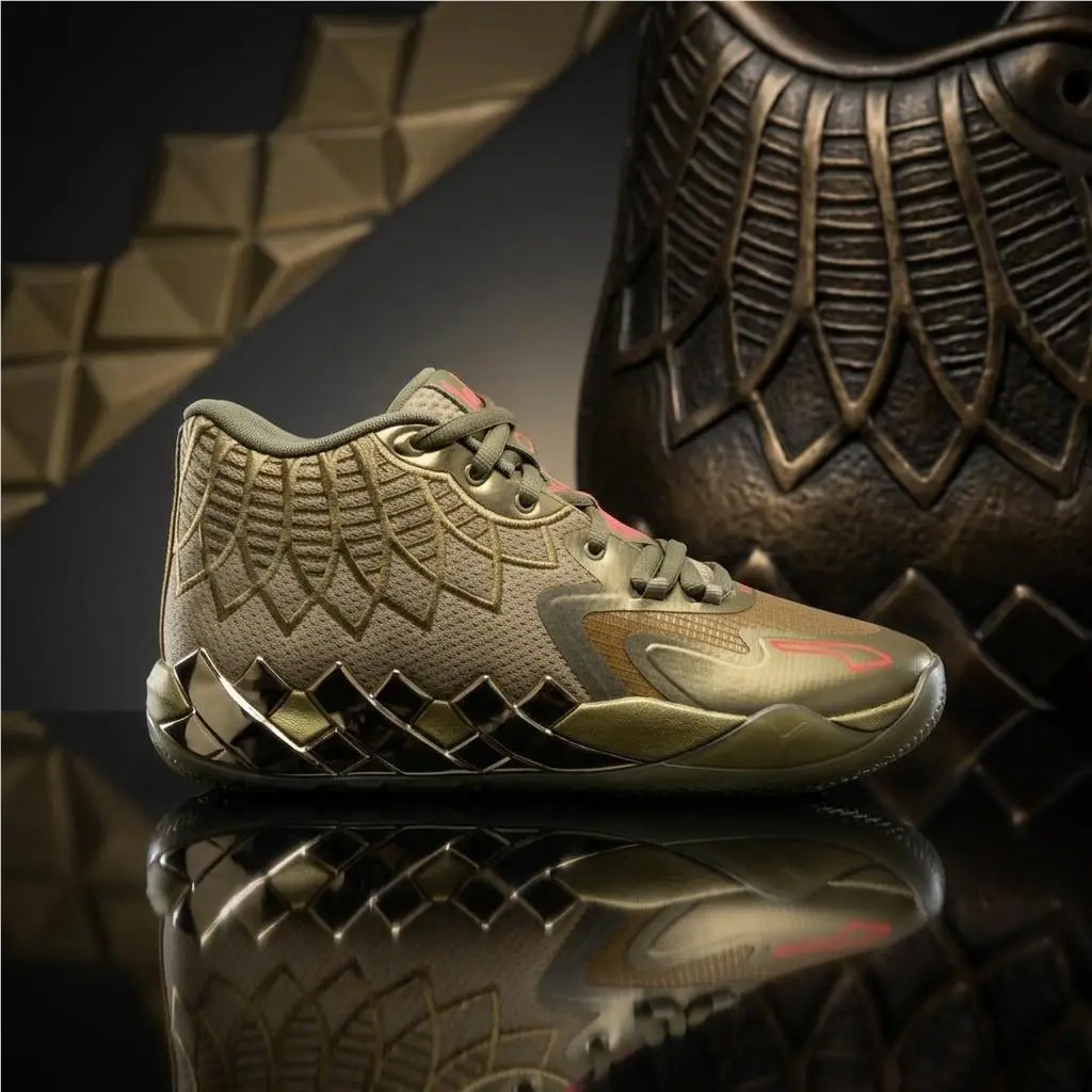 MB.01 Golden Child Lamelo Ball Metallic Gold Mens Size 11 379223-01 Nwob by Puma