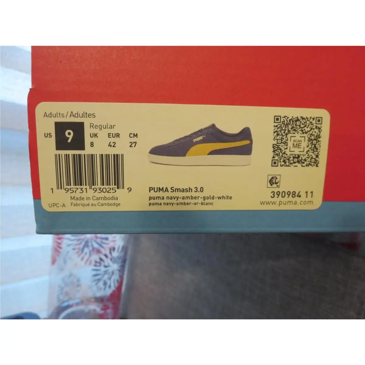Puma shoes - PUMA Smash - Smash - 390984-11 - Blue (UPC: 195731930259) 6