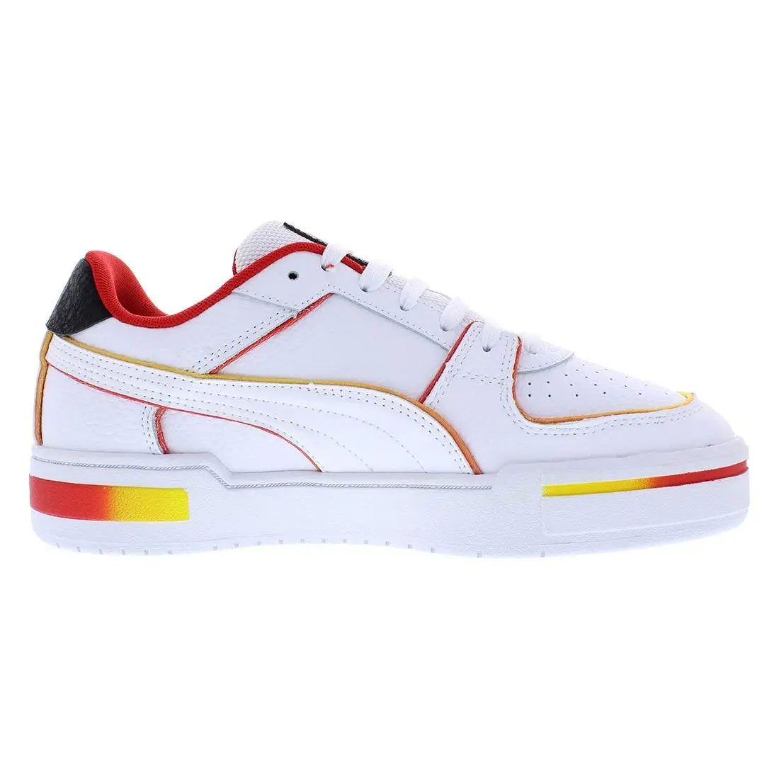 Puma shoes - Puma White/High Risk Red, Main: White (UPC: 195551648426) 1