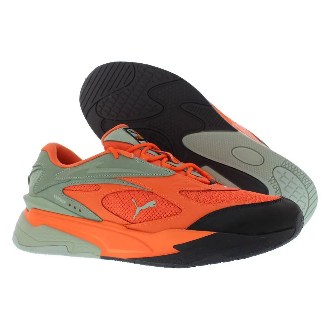 Puma RS Fast Brand Love Mens Shoes Size 12 Color: Hot Heather Green Fog/flat