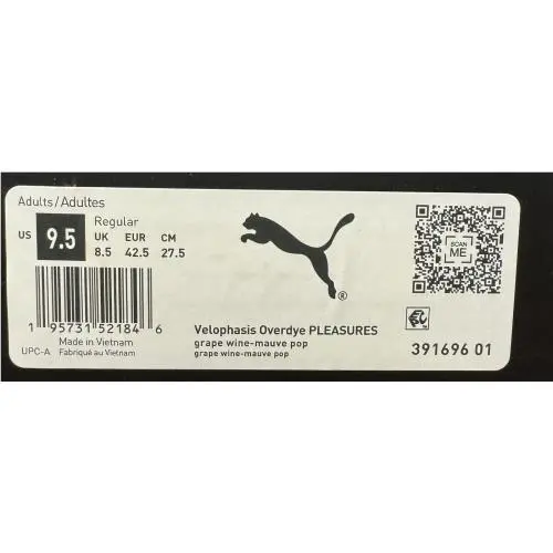 Puma shoes - Velophasis Overdye - Velophasis Overdye - Pink 6