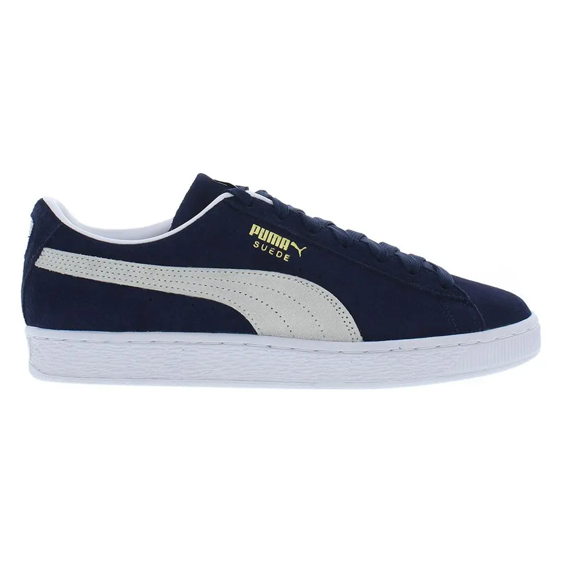 Puma Suede Classic Xxi Mens Shoes Size 8.5 Color: Peacot/puma White