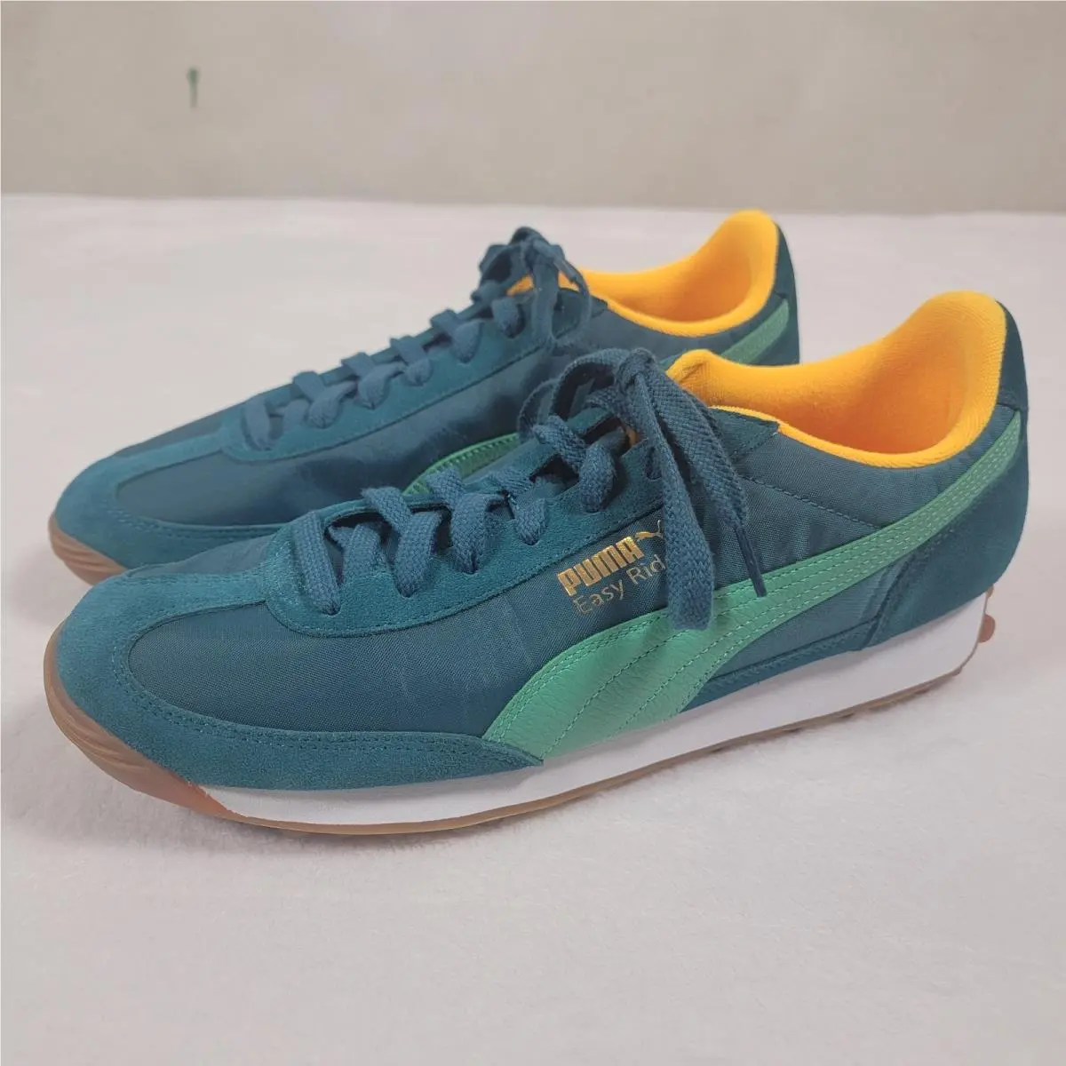 Easy Rider Vintage Lace Up Mens Green Sneakers Casual Shoes 39902815 by Puma