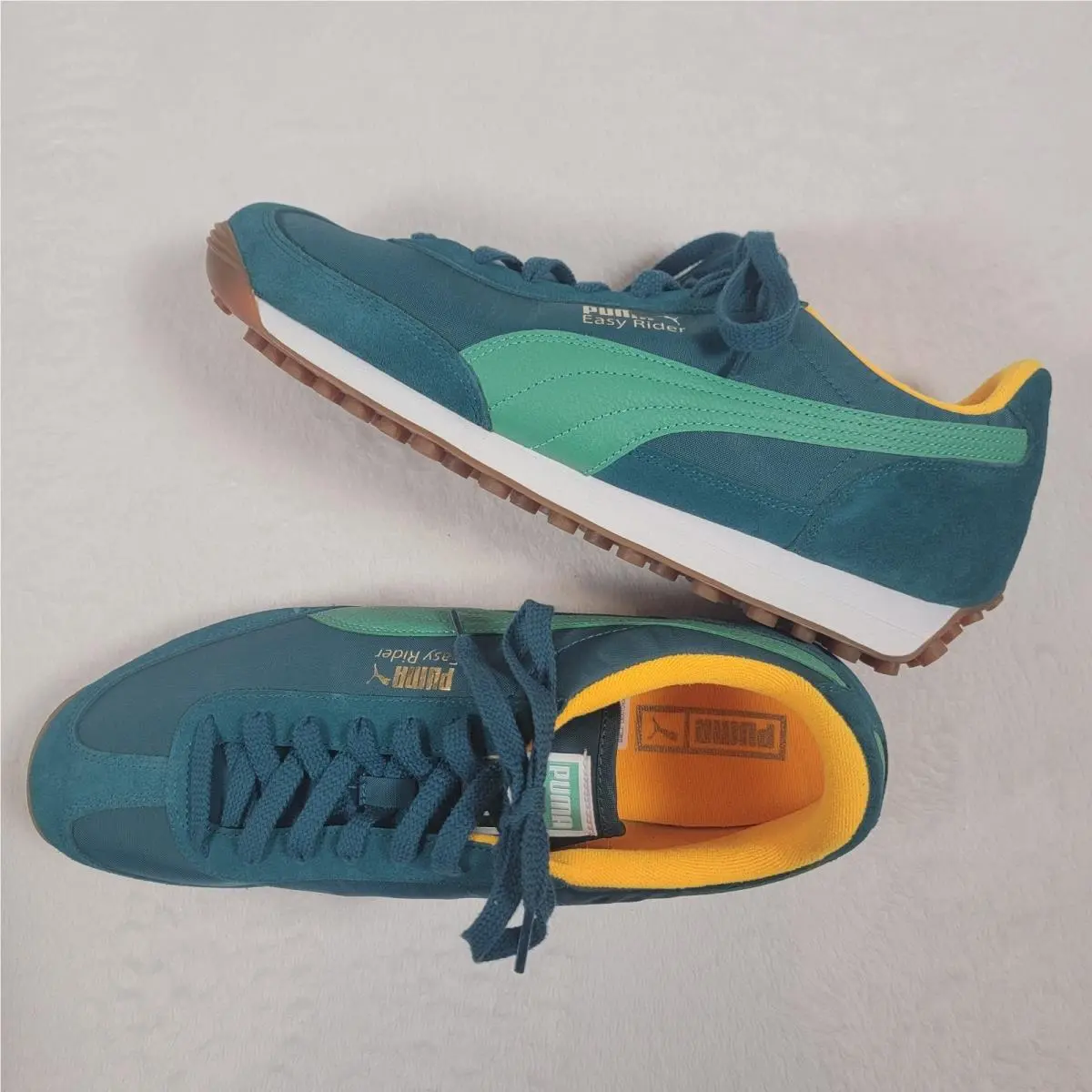 Puma shoes - PUMA Easy Rider Vintage Lace Up - 39902815 - Green 4