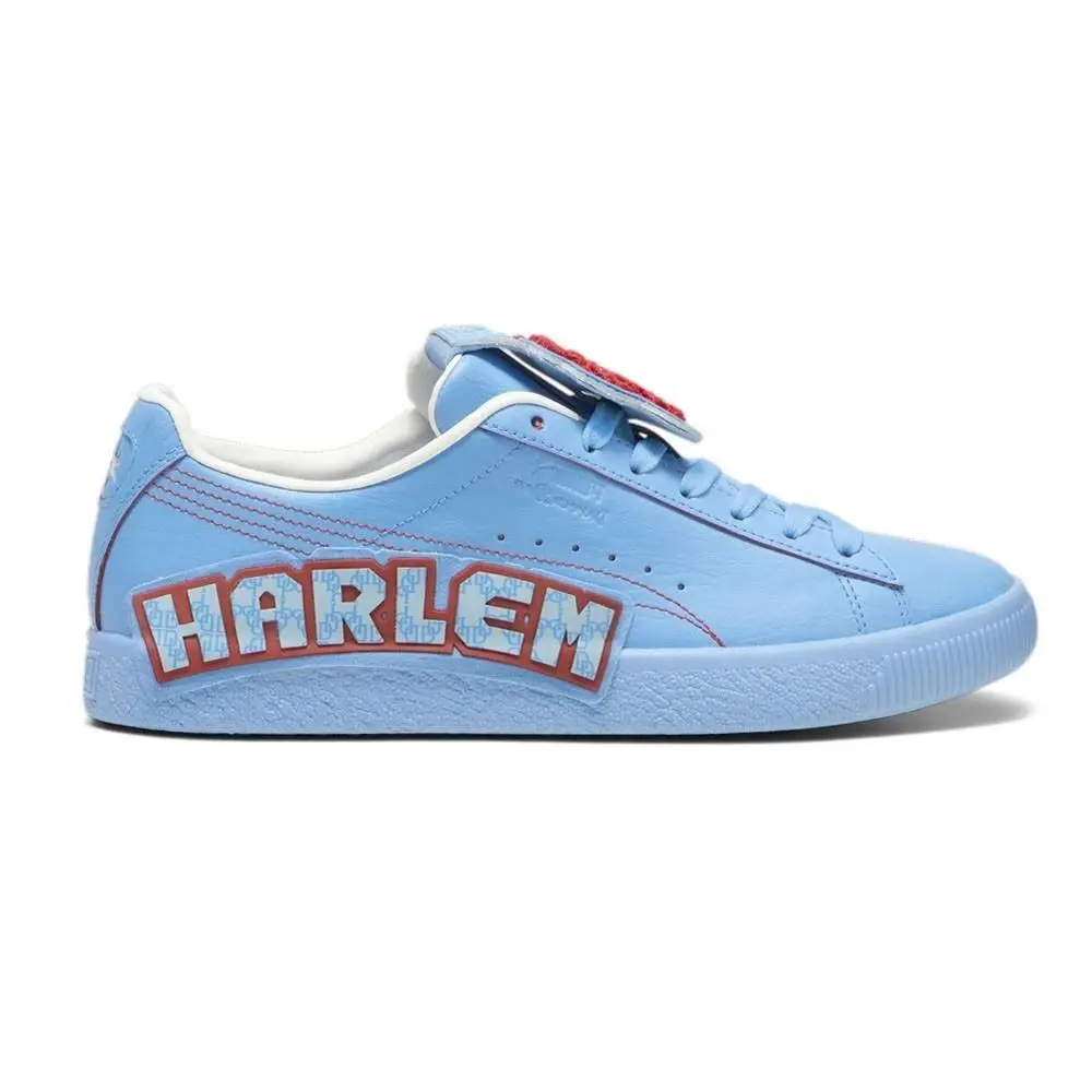 Puma shoes - PUMA  X Dapper Dan Clyde Post Game Runway Lace Up - 39449103 - Blue (UPC: 196856185203) 0