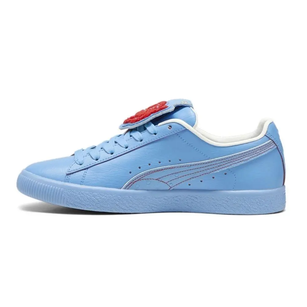 Puma shoes - PUMA  X Dapper Dan Clyde Post Game Runway Lace Up - 39449103 - Blue (UPC: 196856185203) 1