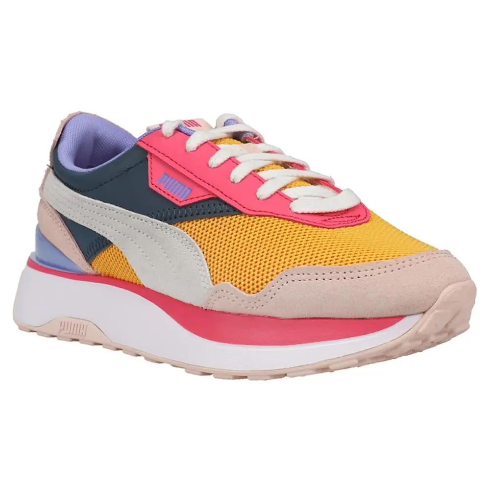Puma shoes - PUMA Cruise Rider Candy Lace Up - 38746003 - Yellow (UPC: 195102733496) 0