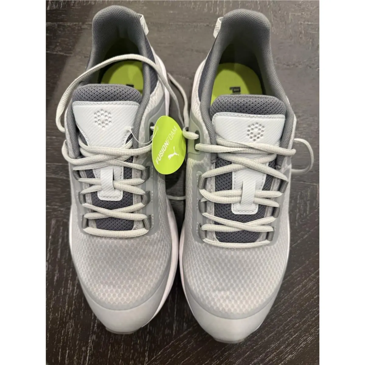 Fusionfoam White/gray Pro Golf Shoes w/ Box Size 10 by Puma