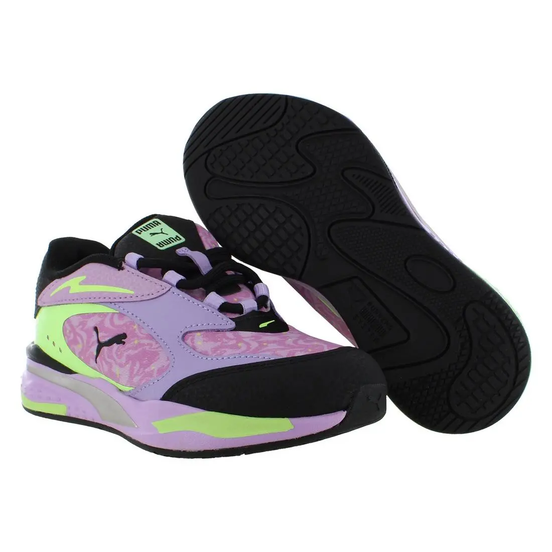 Puma Rs-fast Space Glam PS Girls Shoes Size 1.5 Color: Orchid Bloom/purple