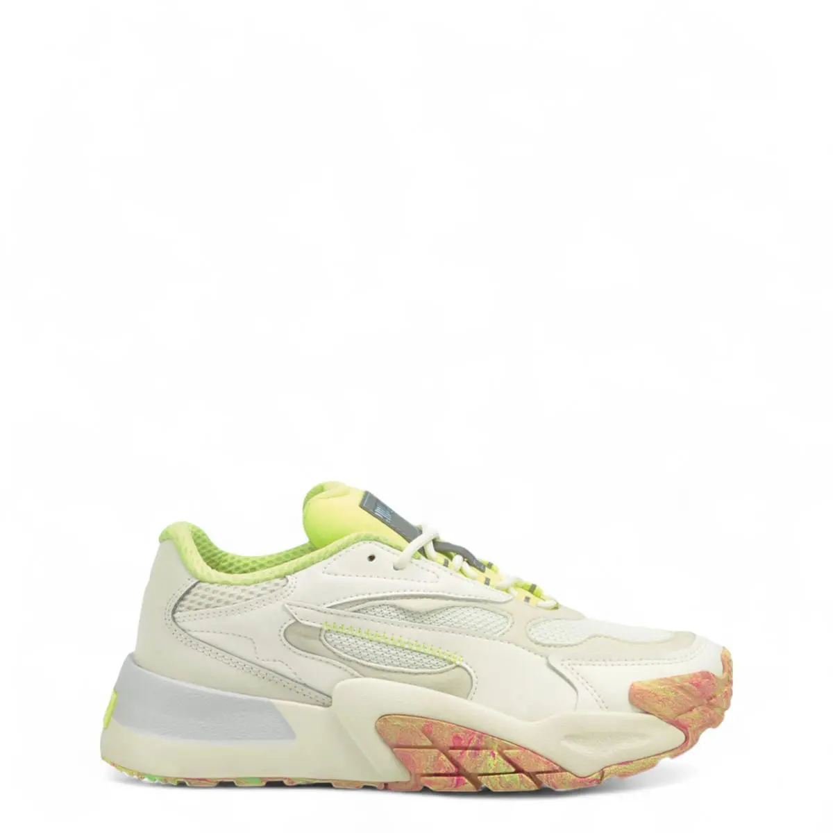 Puma Women`s Hedra Chaos Sneakers 375121 01 Marshmallow Yellow - W/box - Marshmallow/Fizzy Yellow