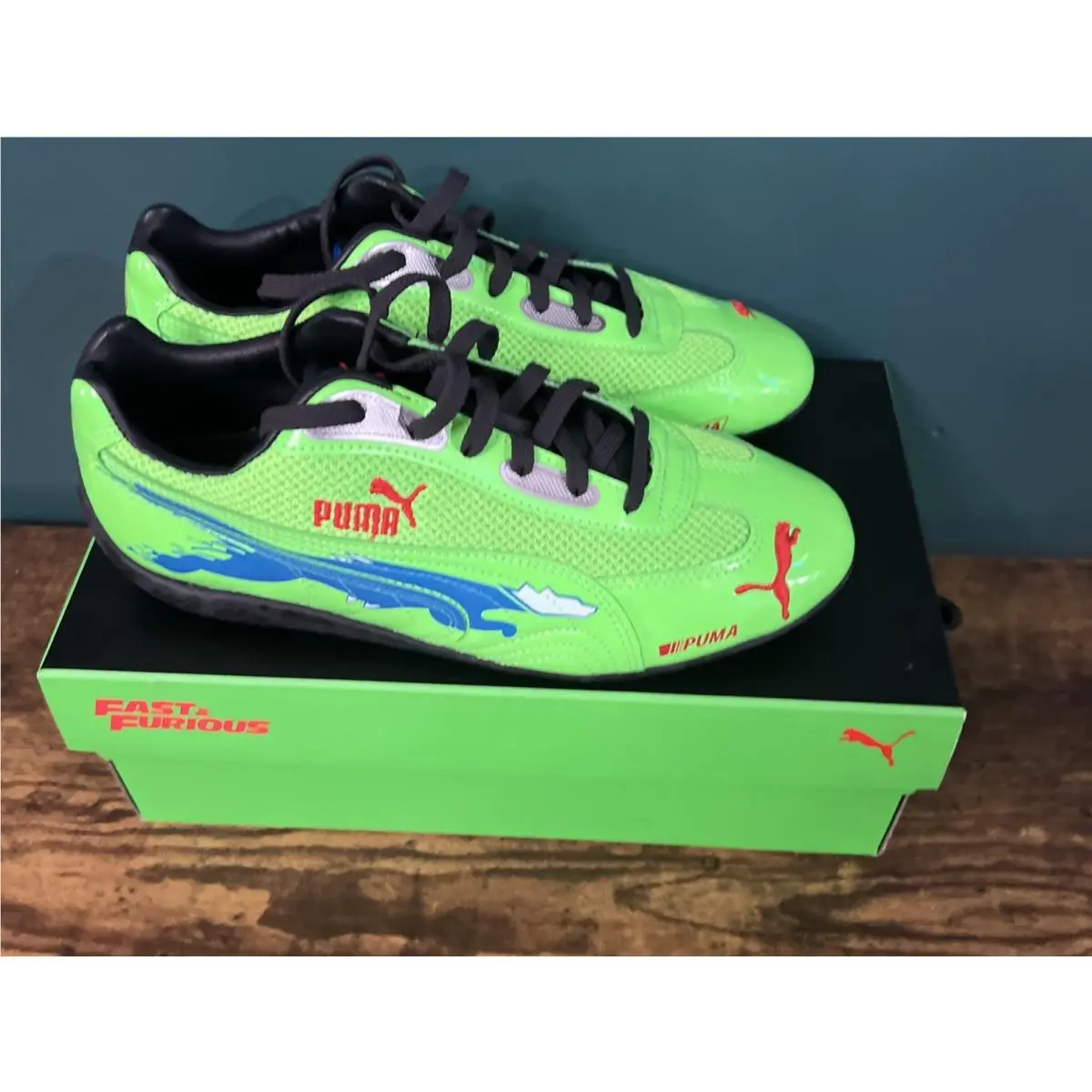 Speedcat Fast & Furious LA Speedcat Fast Furious LA 31416201 Mens Green Lifestyle Sneakers Shoes 6.5 by Puma