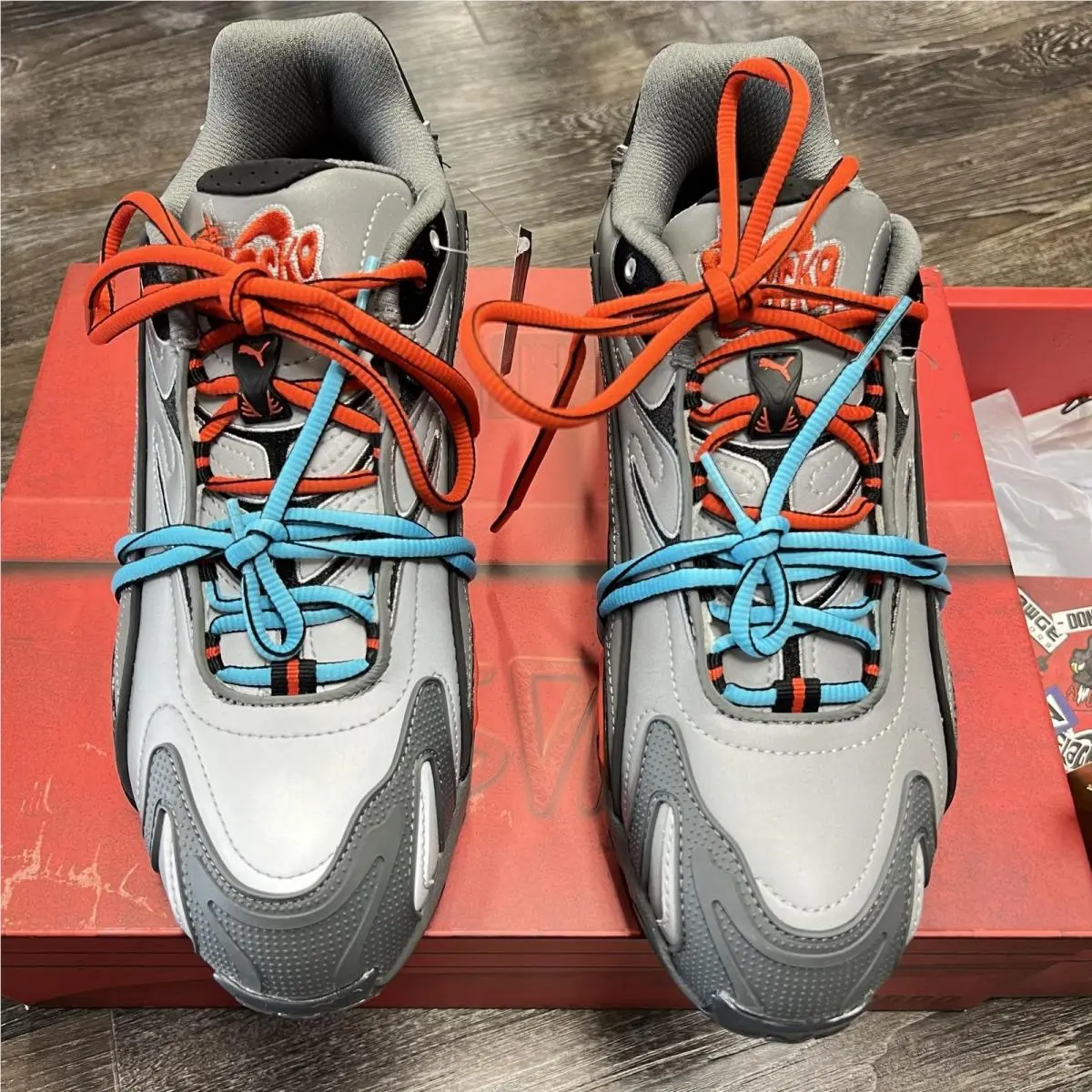 x Asap Rocky Inhale Reflective Shoes Mens Size 10.5 Silver 405383 01 by Puma