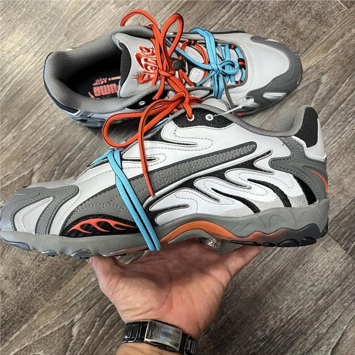 Puma shoes - Puma Rocky Inhale Reflective - Rocky Inhale Reflective - 405383 01 - Silver 13
