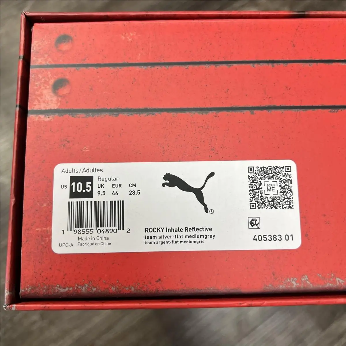 Puma shoes - Puma Rocky Inhale Reflective - Rocky Inhale Reflective - 405383 01 - Silver 2