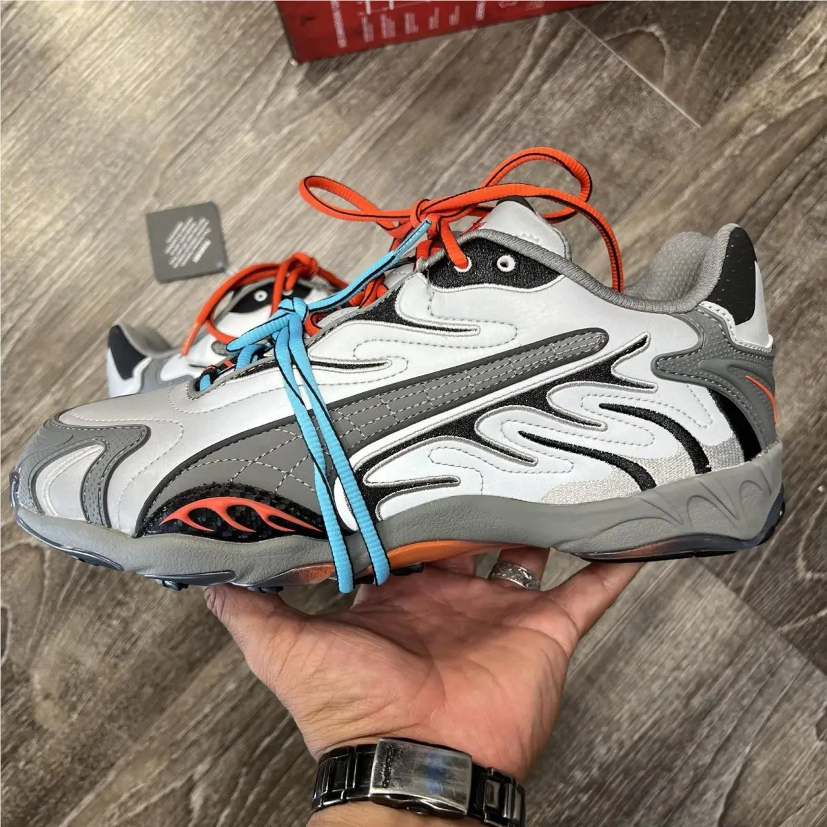 Puma shoes - Puma Rocky Inhale Reflective - Rocky Inhale Reflective - 405383 01 - Silver 3