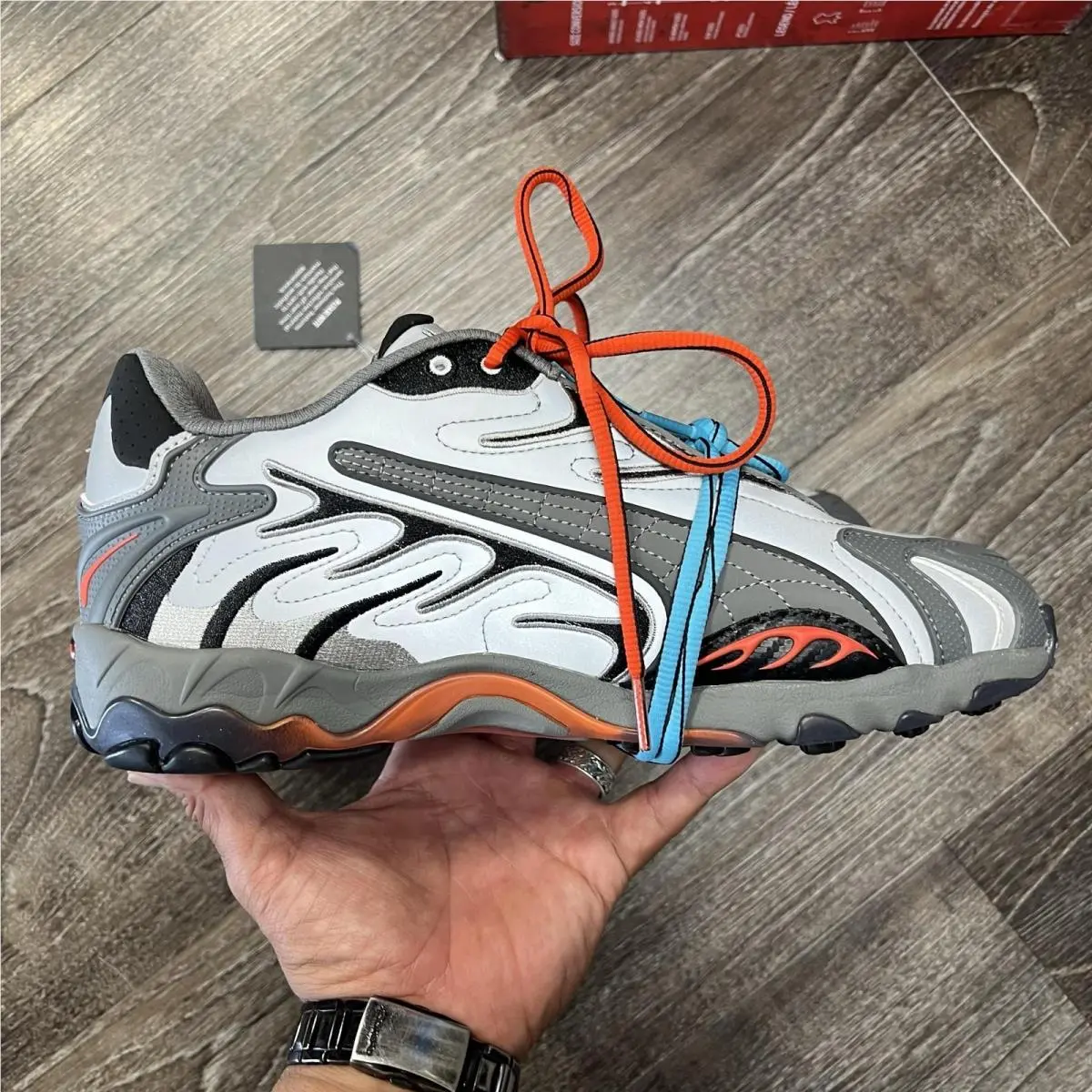 Puma shoes - Puma Rocky Inhale Reflective - Rocky Inhale Reflective - 405383 01 - Silver 6