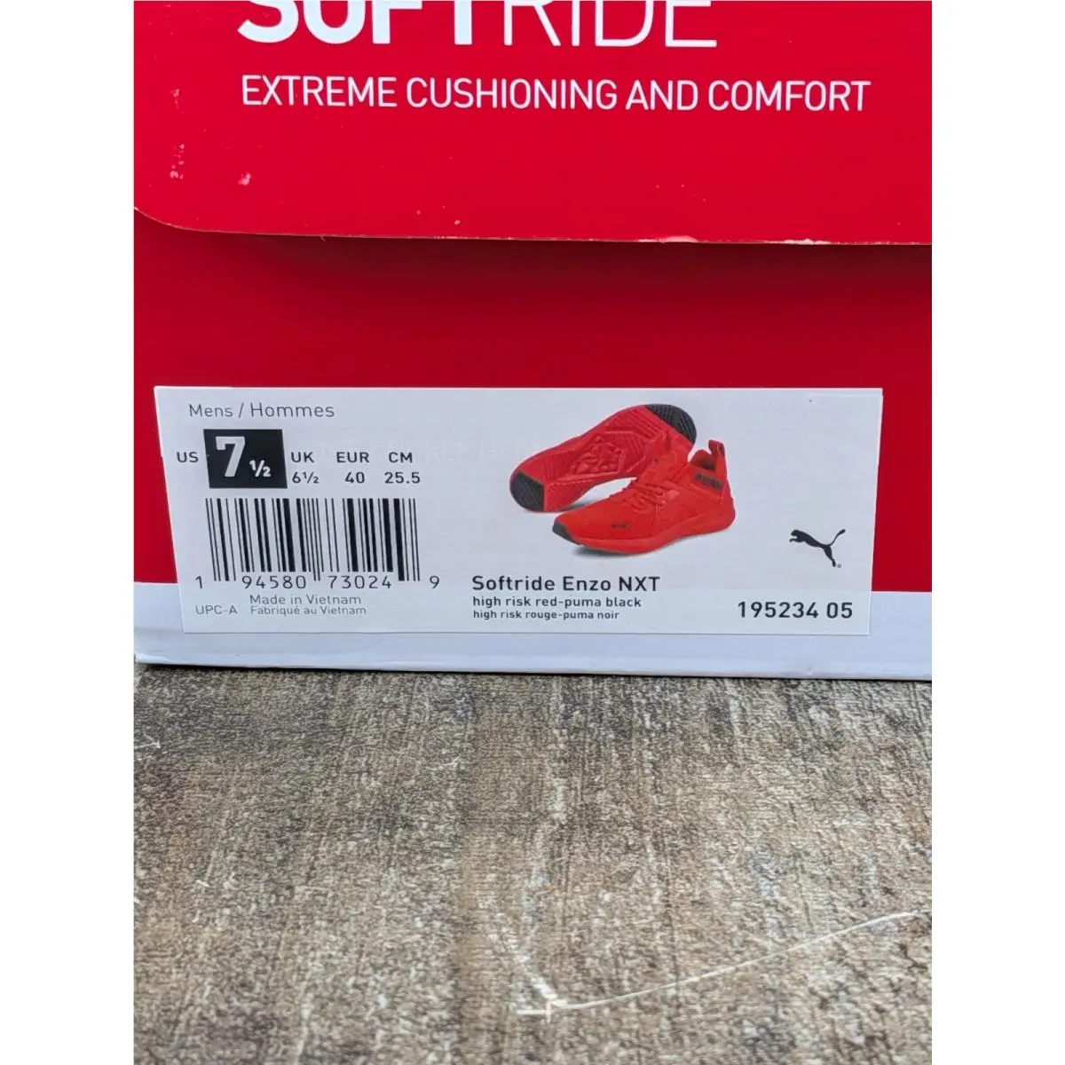 Puma shoes - PUMA Softride Enzo - Softride Enzo - Red (UPC: 194580730249) 0