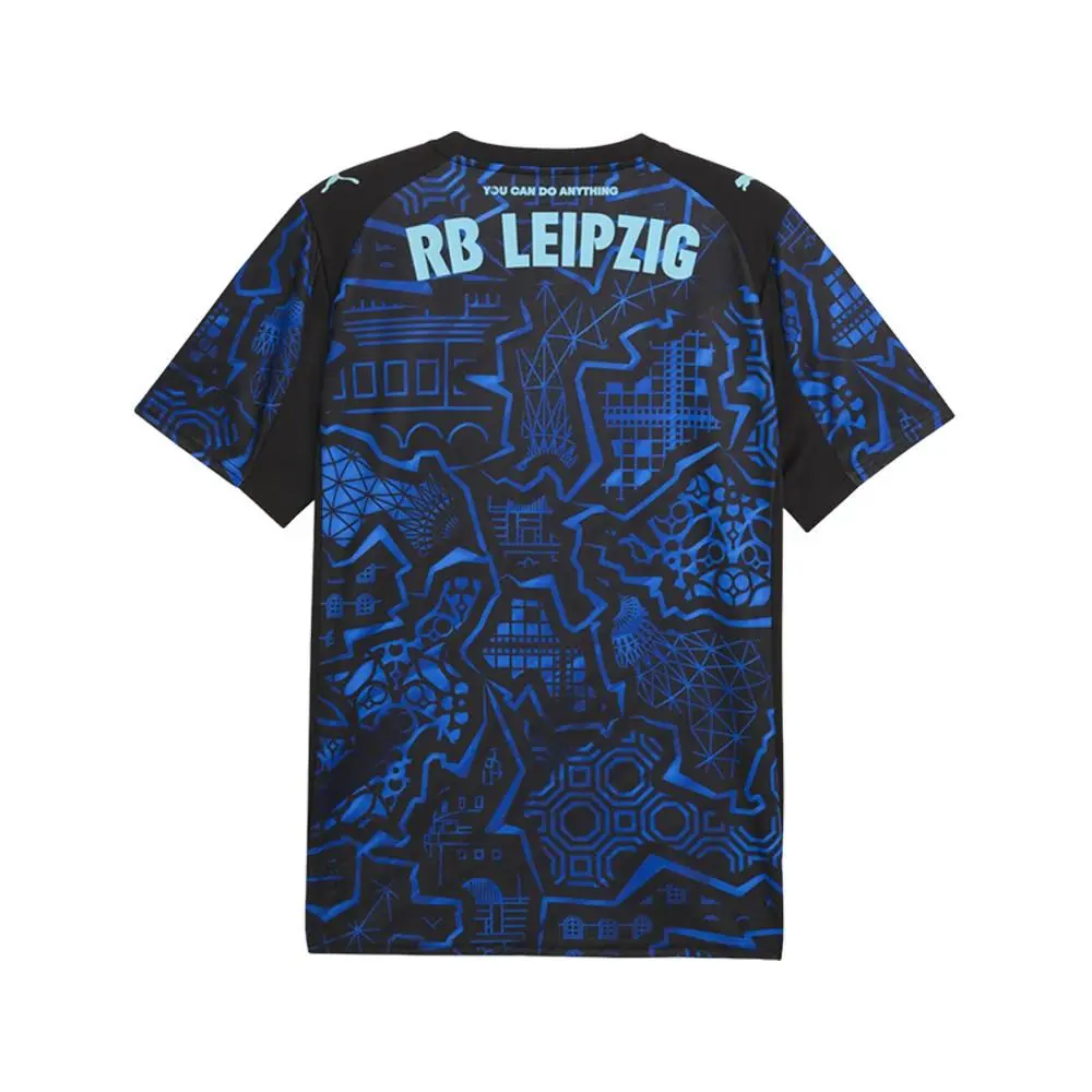 Puma clothing - PUMA Rb Leipzig Special GlowInTheDark Edition Soccer Jersey - 78402901 - Black, Blue (UPC: 199259338436) 0