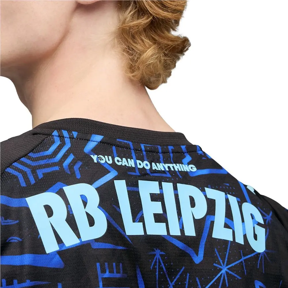 Puma clothing - PUMA Rb Leipzig Special GlowInTheDark Edition Soccer Jersey - 78402901 - Black, Blue (UPC: 199259338436) 3