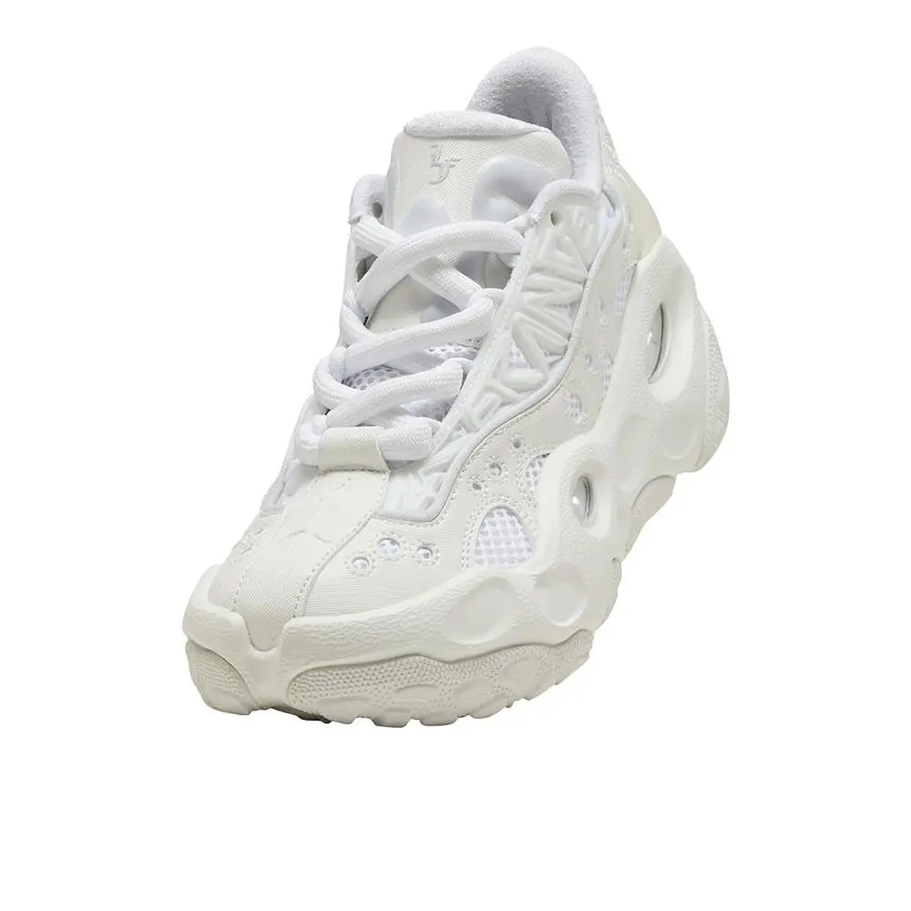 Puma shoes - PUMA La Francé Rnr Lace Up  Youth - 31228202 - Off White, White (UPC: 198551611599) 4
