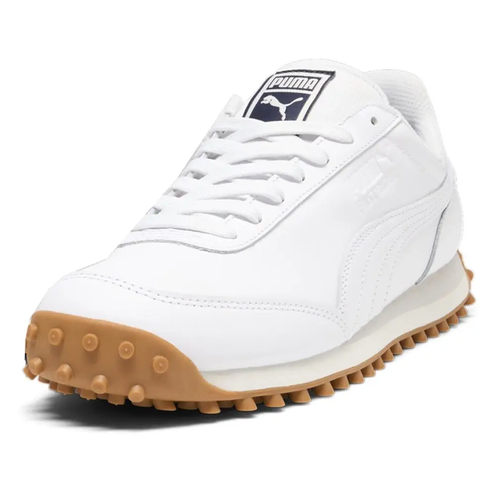 Puma shoes - PUMA Fast Rider Navy PackWhite Lace Up - 39683601 - White (UPC: 197646542091) 0