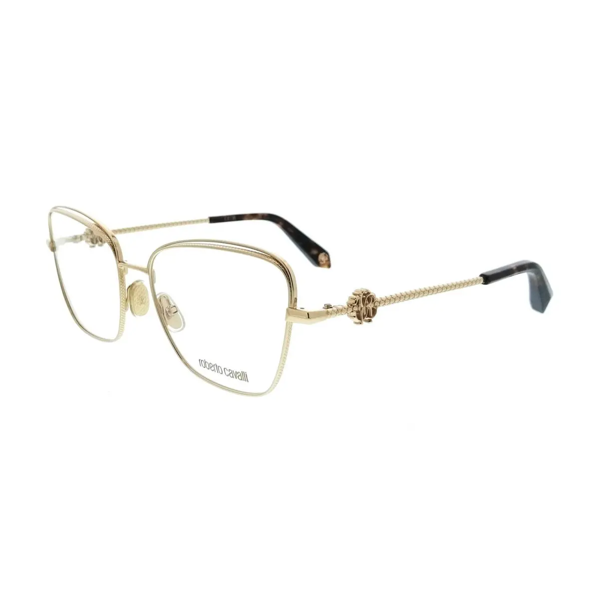 Roberto Cavalli VRC069V56300V Rose Gold Square Womens Optical Frames