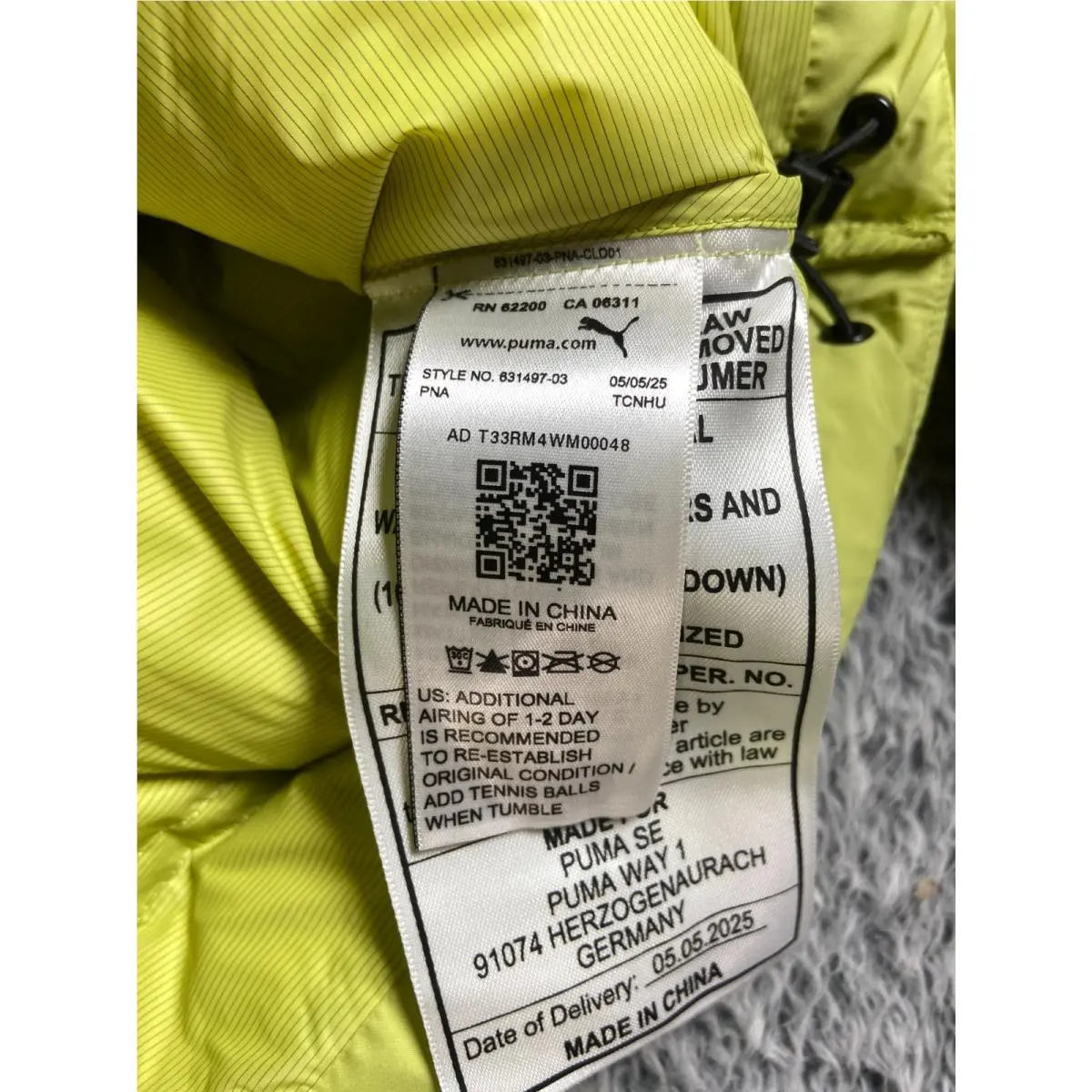 Puma clothing - Yellow 3