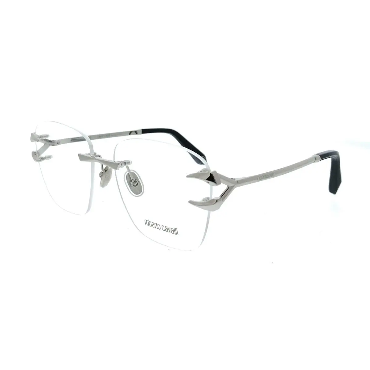 VRC022 580579 Palladium Square Unisex Optical Frames by Roberto Cavalli