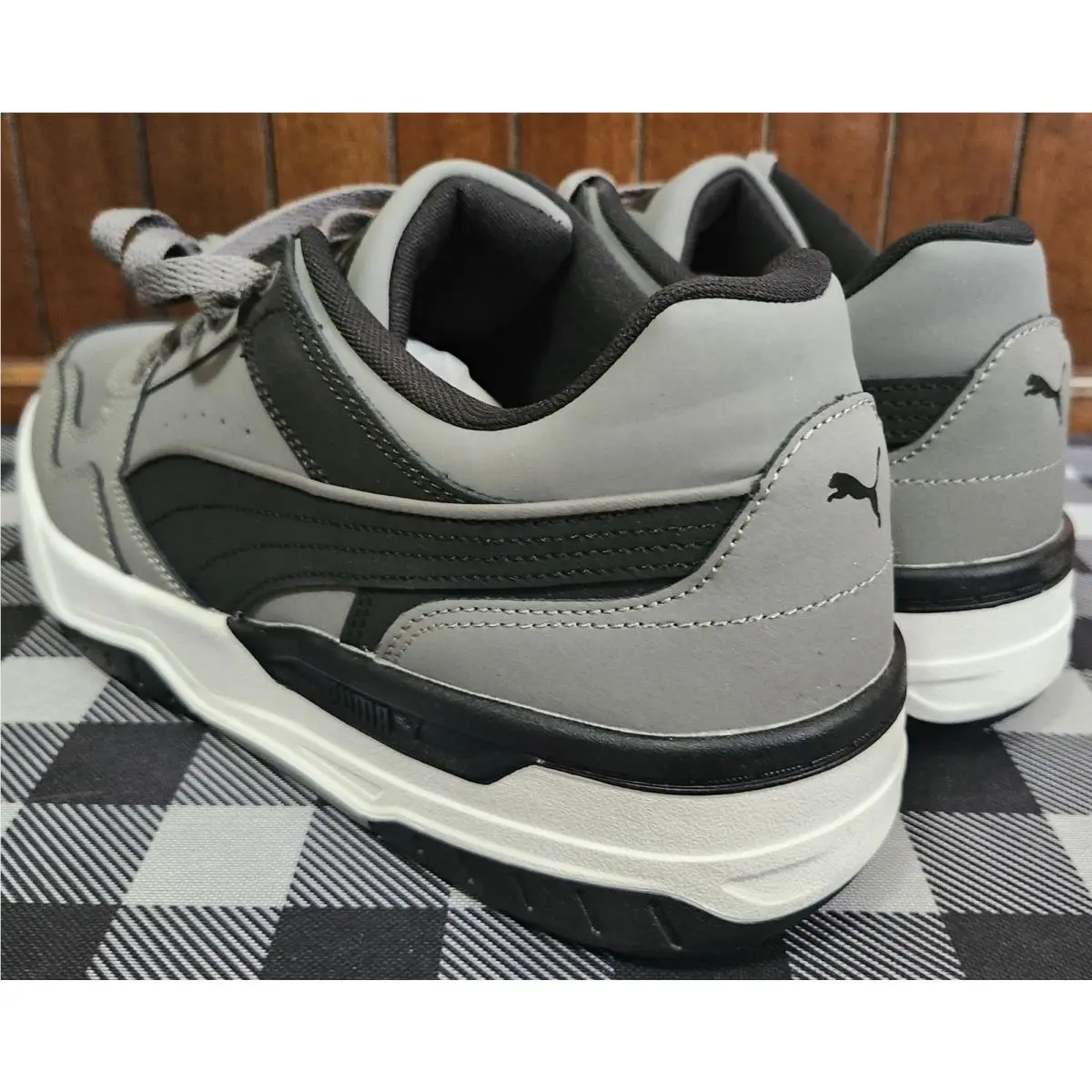 Puma shoes - PUMA REBOUND BUCK - REBOUND BUCK - 402969 01 - COOL DARK GRAY PUMA BLACK 10
