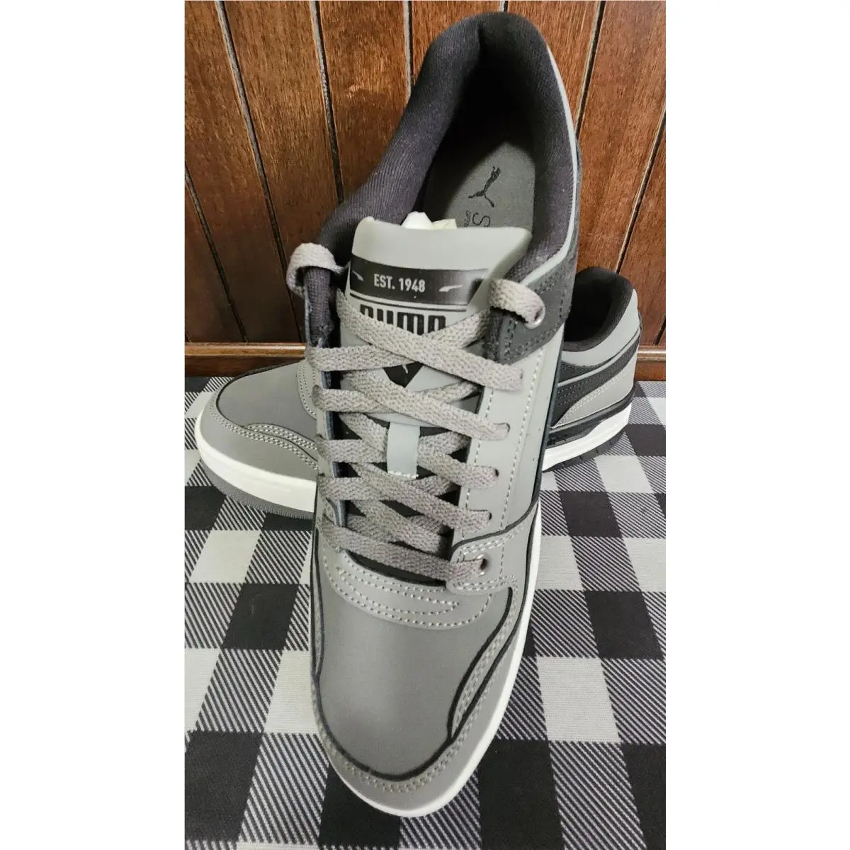 Puma shoes - PUMA REBOUND BUCK - REBOUND BUCK - 402969 01 - COOL DARK GRAY PUMA BLACK 12