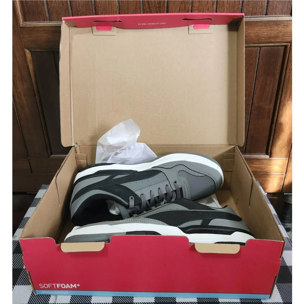 Puma shoes - PUMA REBOUND BUCK - REBOUND BUCK - 402969 01 - COOL DARK GRAY PUMA BLACK 15