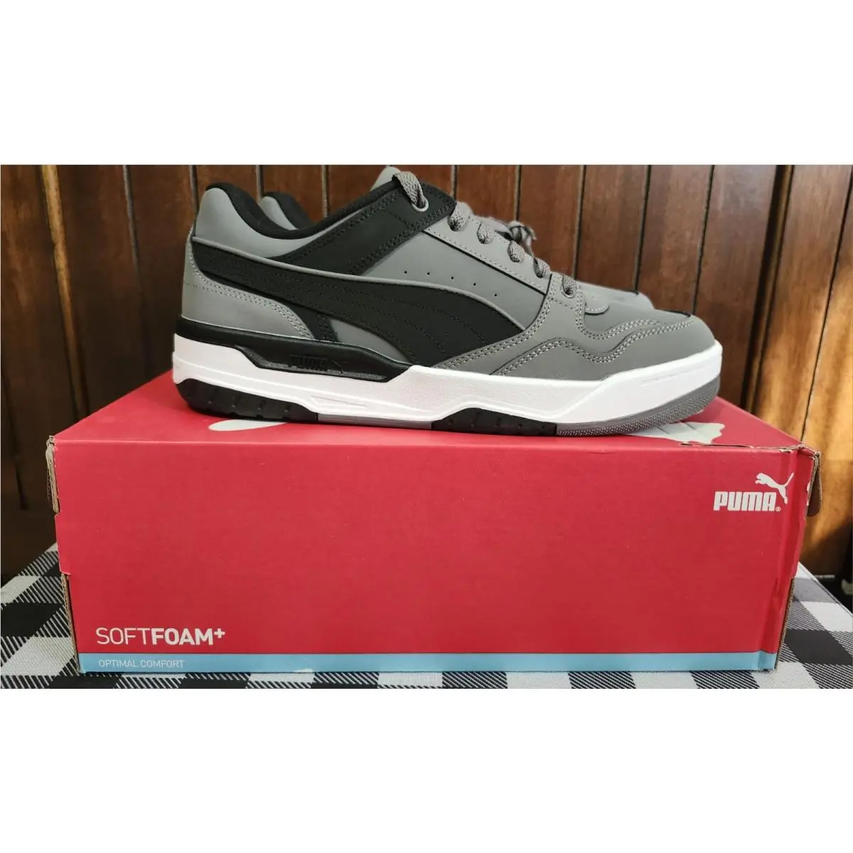 Puma shoes - PUMA REBOUND BUCK - REBOUND BUCK - 402969 01 - COOL DARK GRAY PUMA BLACK 0