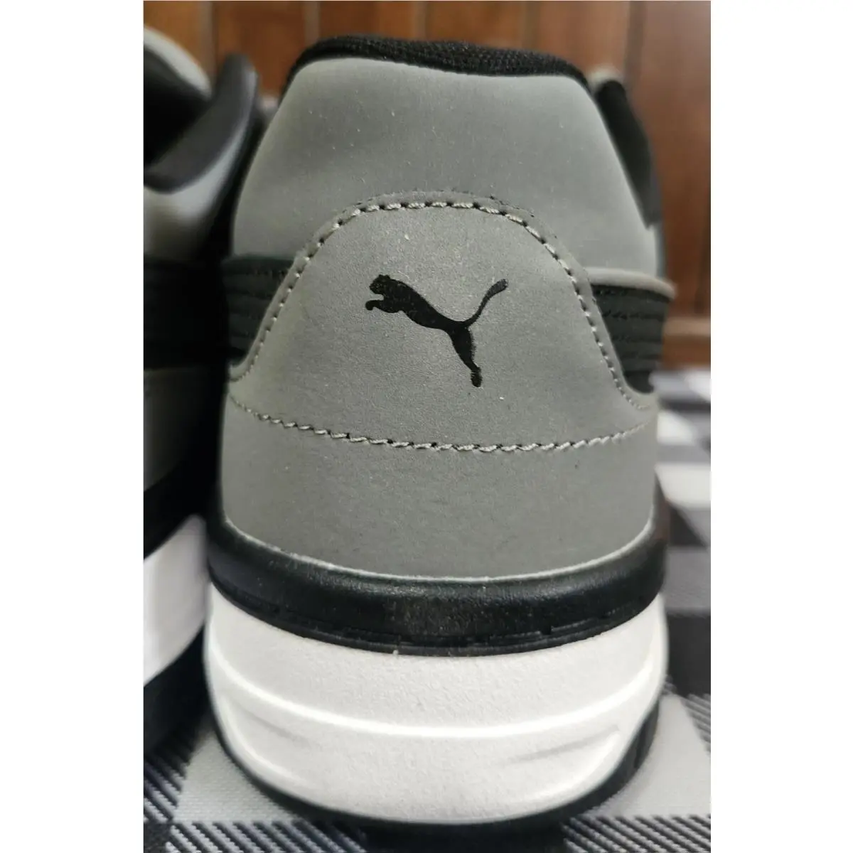 Puma shoes - PUMA REBOUND BUCK - REBOUND BUCK - 402969 01 - COOL DARK GRAY PUMA BLACK 19
