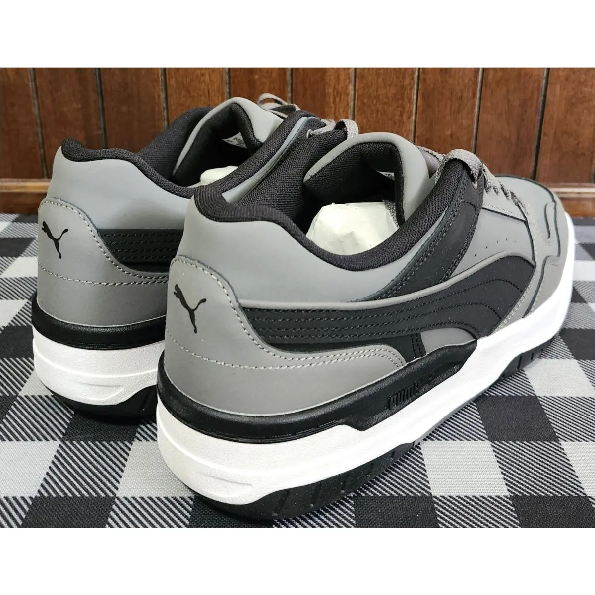 Puma shoes - PUMA REBOUND BUCK - REBOUND BUCK - 402969 01 - COOL DARK GRAY PUMA BLACK 20