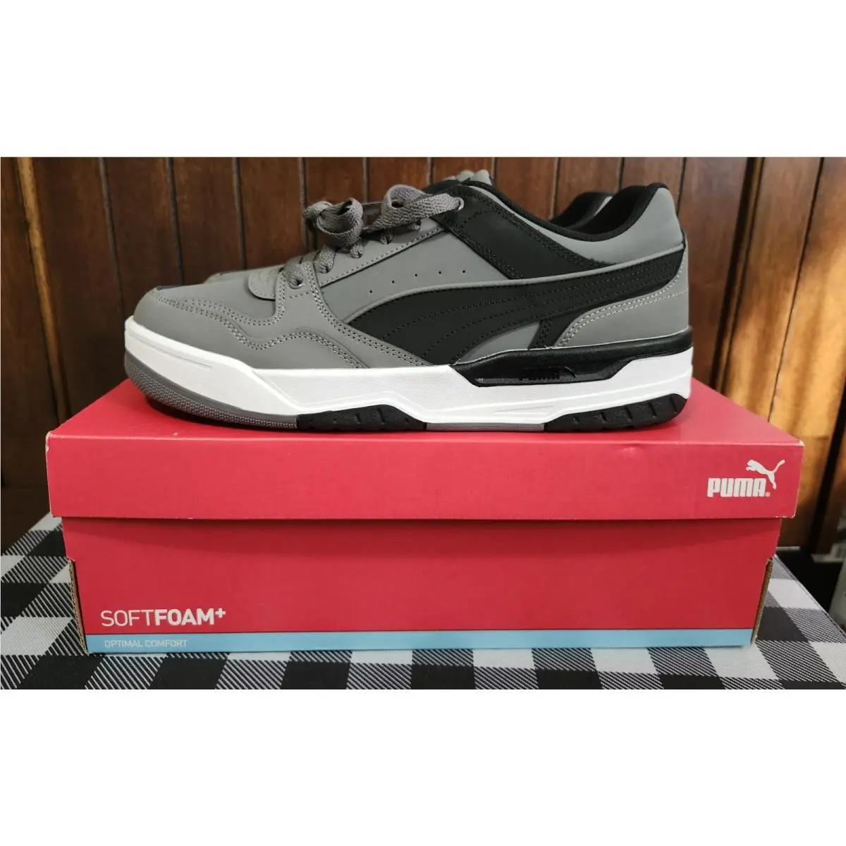 Puma shoes - PUMA REBOUND BUCK - REBOUND BUCK - 402969 01 - COOL DARK GRAY PUMA BLACK 1