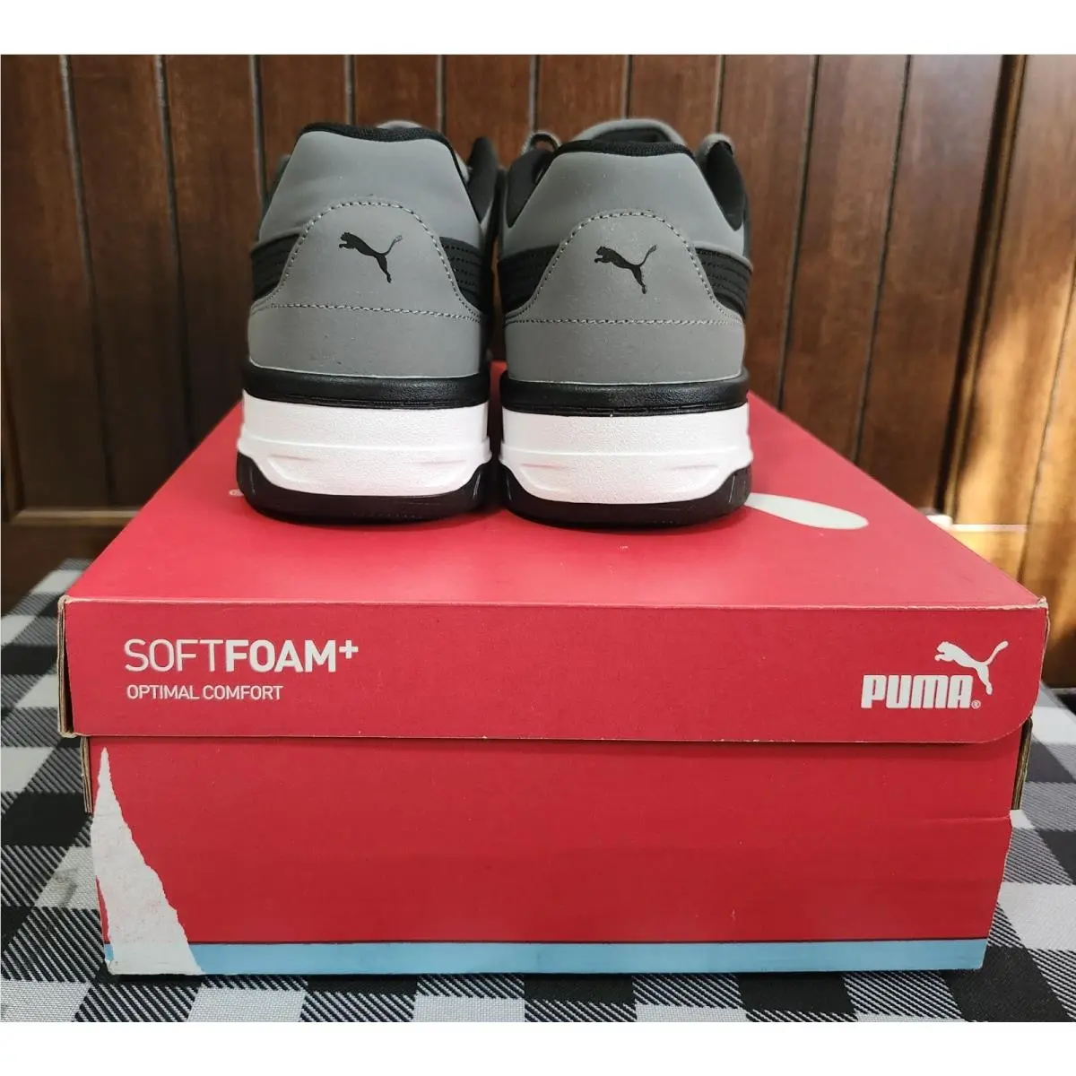 Puma shoes - PUMA REBOUND BUCK - REBOUND BUCK - 402969 01 - COOL DARK GRAY PUMA BLACK 2
