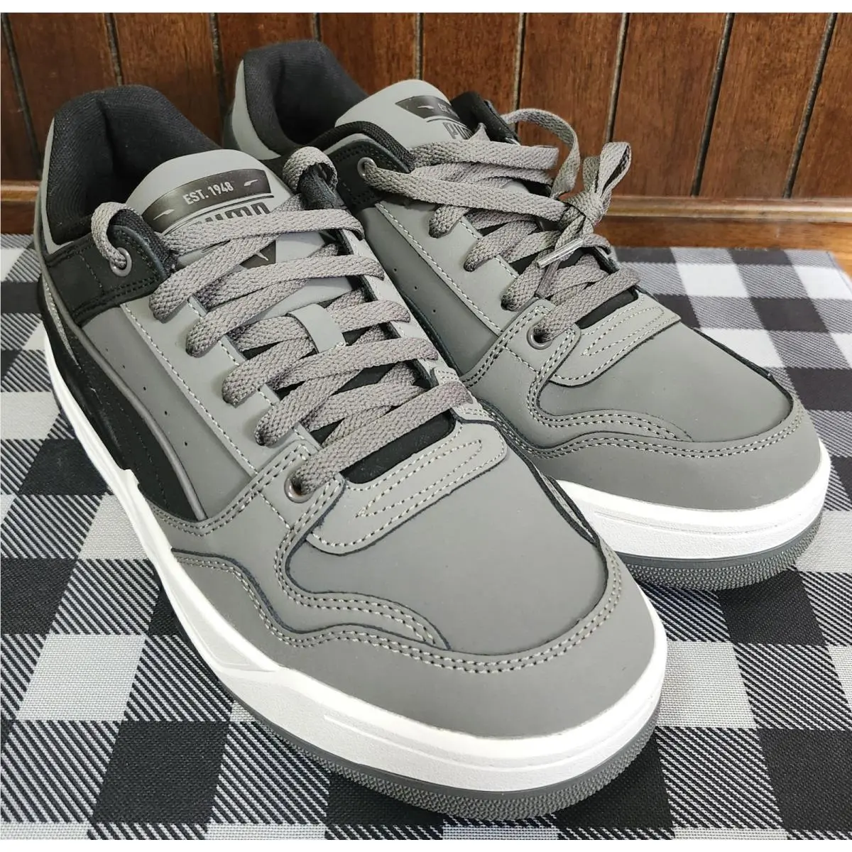 Puma shoes - PUMA REBOUND BUCK - REBOUND BUCK - 402969 01 - COOL DARK GRAY PUMA BLACK 4