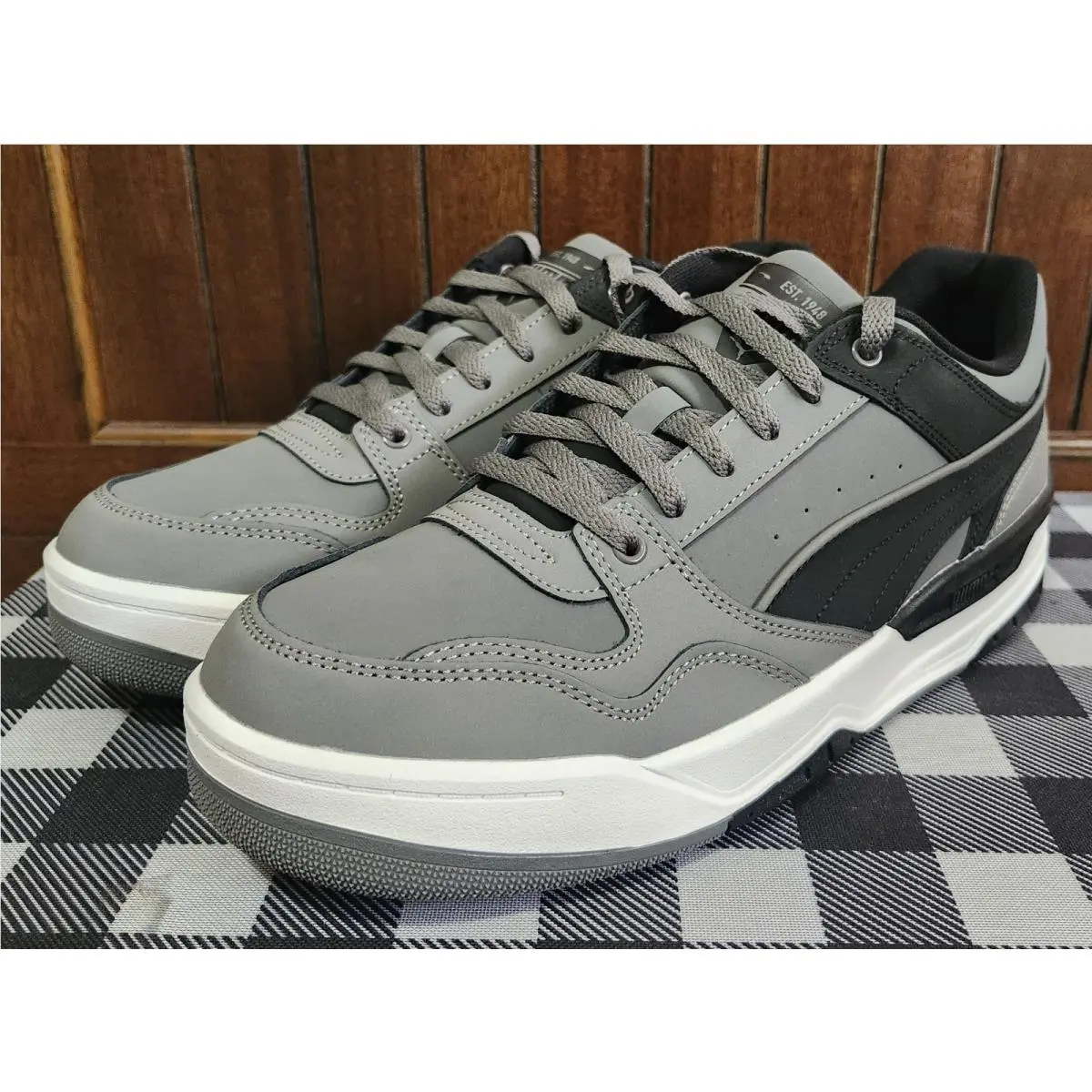 Puma shoes - PUMA REBOUND BUCK - REBOUND BUCK - 402969 01 - COOL DARK GRAY PUMA BLACK 6
