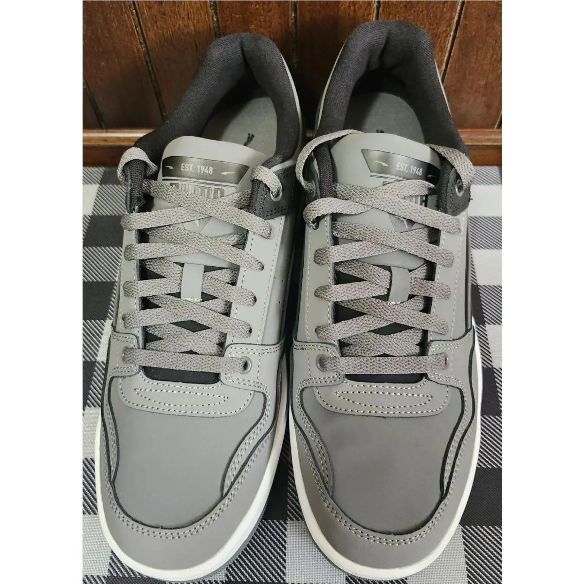 Puma shoes - PUMA REBOUND BUCK - REBOUND BUCK - 402969 01 - COOL DARK GRAY PUMA BLACK 7