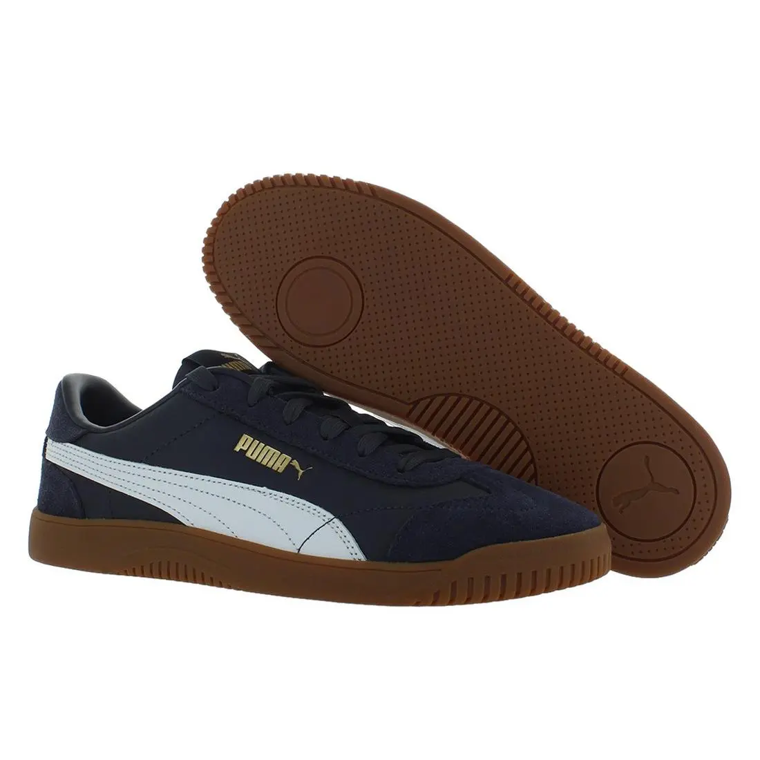 Puma Club 5V5 Suede Mens Shoes Size 8 Color: Blue/white