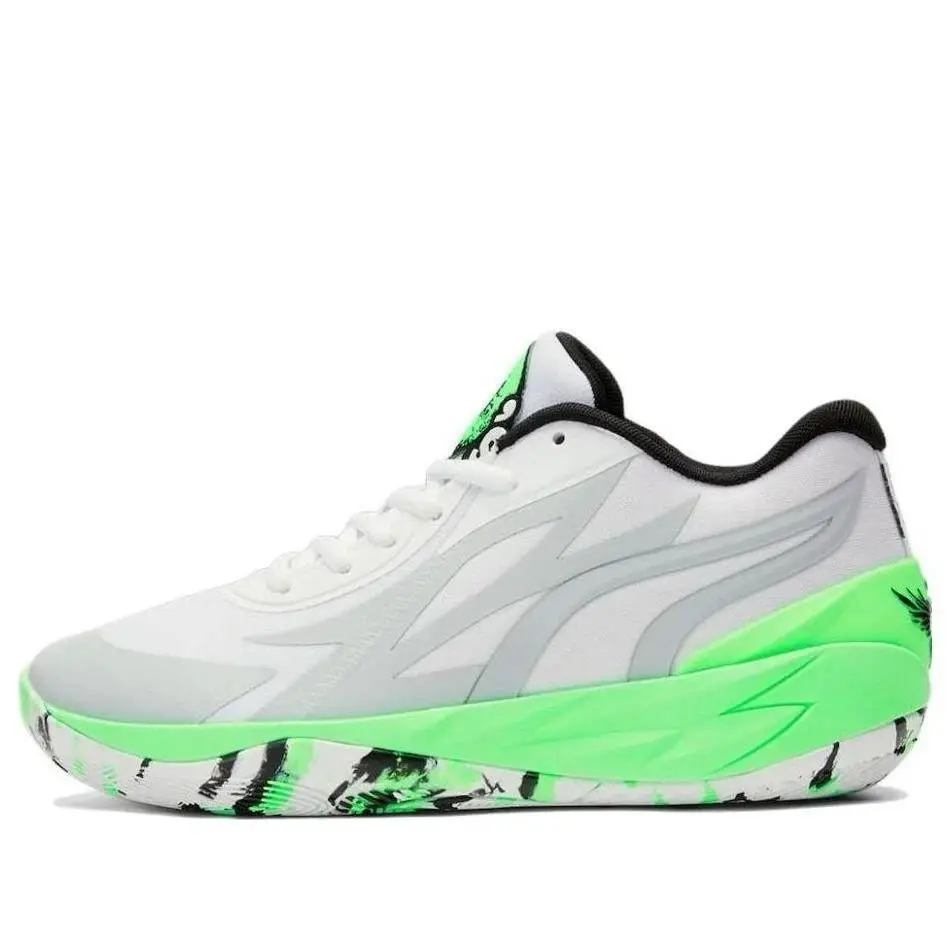 Puma shoes - PUMA MB 02 - 379408-01 - White, Manufacturer: Elektro Green/White 1