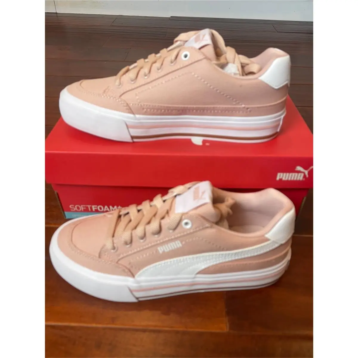 Puma shoes - PUMA Court - Court - Rose/White 0