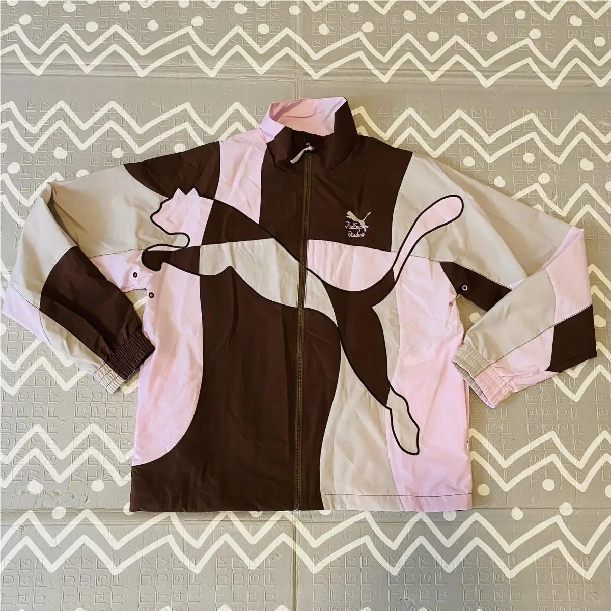 Puma Kidsuper Kid Super Color Block Funky Track Jacket Mens Small