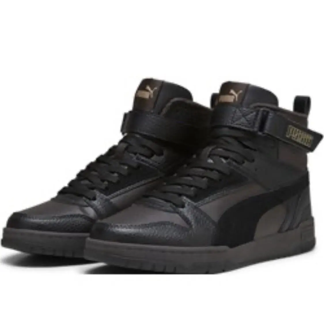 Puma Rbd Game Wtr 38760407 Mens Black Leather Lifestyle Trainers Shoes Size10
