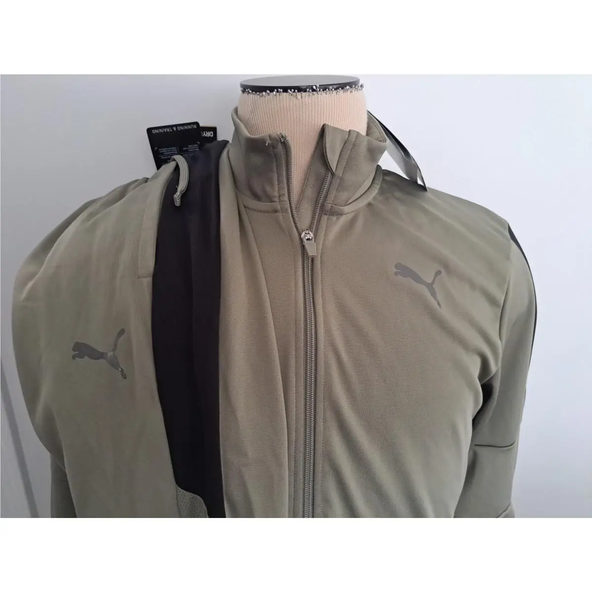 Puma 2 Piece Track Suit Jacket Pants Men`s Size M