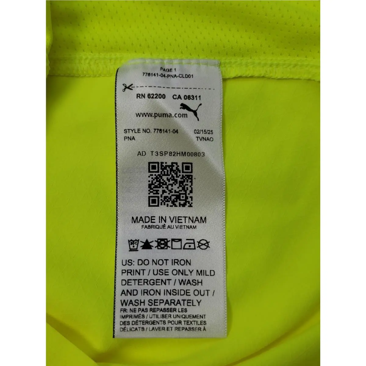 Puma clothing - Yellow 10